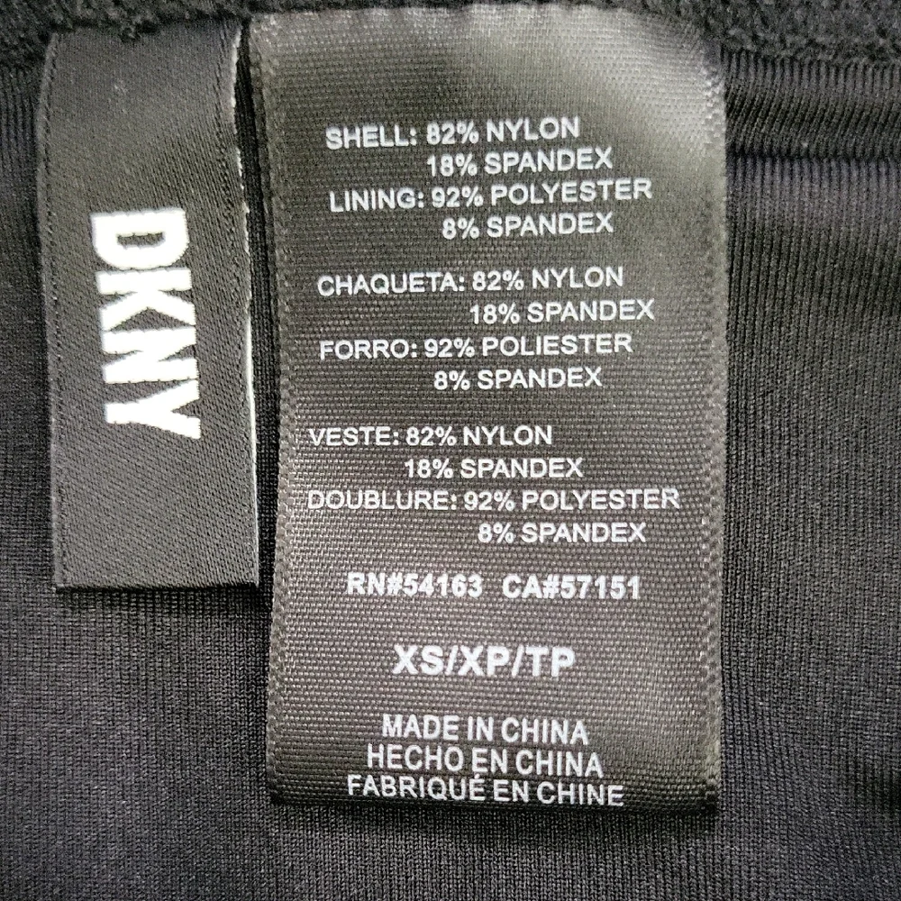 Nwt‎ DKNY Pink and Black High-Waisted Bikini Bottom XS